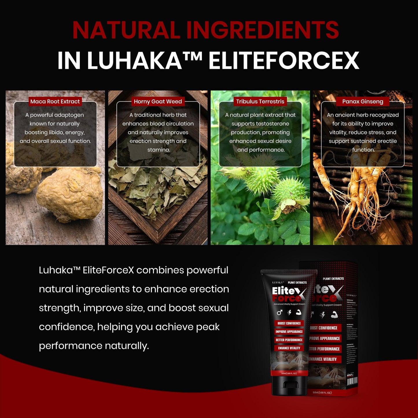 Luhaka® EliteForceX Advanced Vitality Max Cream